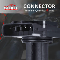 FAERSI MAF meter connector detail with secure plug connections.