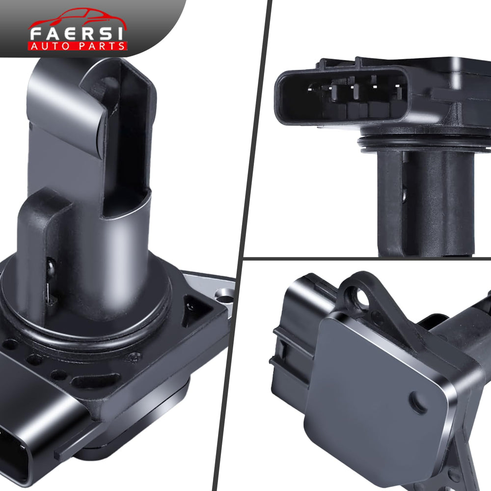 FAERSI MAF meter at installation angle for quick under-hood swap.