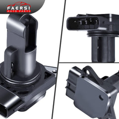 FAERSI MAF meter at installation angle for quick under-hood swap.