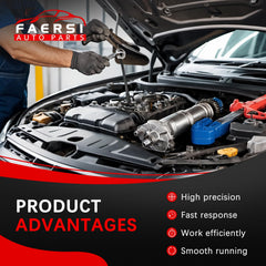 FAERSI MAF meter top view highlighting sensor interface and fit.