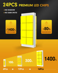 FAHREN compact-size 9005-9006 bulbs fit tight spaces for easy replacement