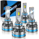 FAHREN 9005/9006 fog light bulbs pack with 4 for brighter night visibility