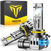 FAHREN 9005 HB3 LED bulb beam pattern delivers crisp, glare-free light for safer night driving.
