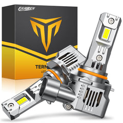 FAHREN 9005 LED bulbs emit a bright beam for improved night visibility.