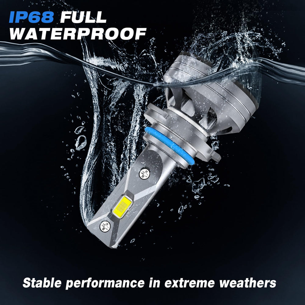FAHREN 9006 features IP68 waterproof durability for wet conditions.