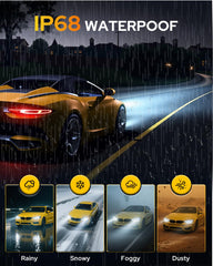 FAHREN 9006 HB4 rugged IP68 body stands up to weather