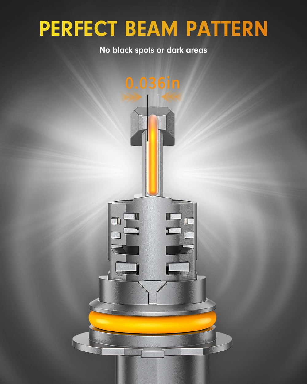 FAHREN 9007 HB5 LED installation step indicating quick setup
