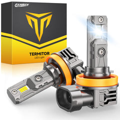 FAHREN H11/H9/H8 mini-size bulbs designed for easy installation and a clean fit.