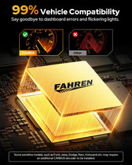 FAHREN H4 LED bulbs one-to-one fit ensures seamless replacement.