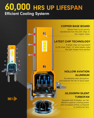 FAHREN H7 upgrade for halogen headlights with clearer beams.
