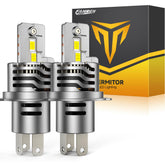 FAHREN H4 LED bulbs pack-2 offer clearer night visibility for safer driving.