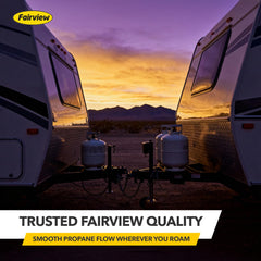 Fairview GR-9984 compact design fits standard RV hookups and space-limited setups