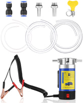 FAITIO 12V oil extractor pump connected hose for clean oil changes