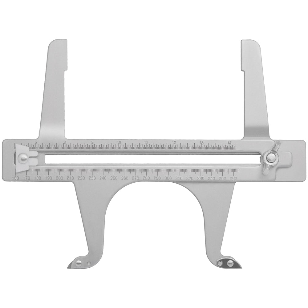 FAITIO drum brake measuring tool inside jaws shows precise inner diameter measurement