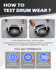 FAITIO drum brake tool handheld design for comfortable use