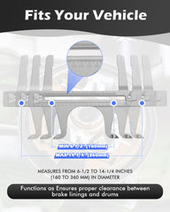 FAITIO scale with metric and imperial marks aids precise settings