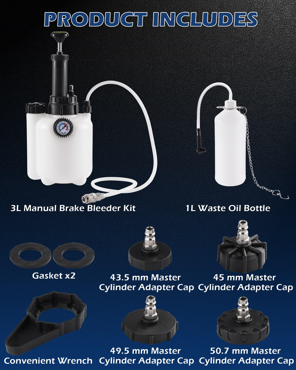 FAITIO upgraded adapter caps and thick bottle reduce spills