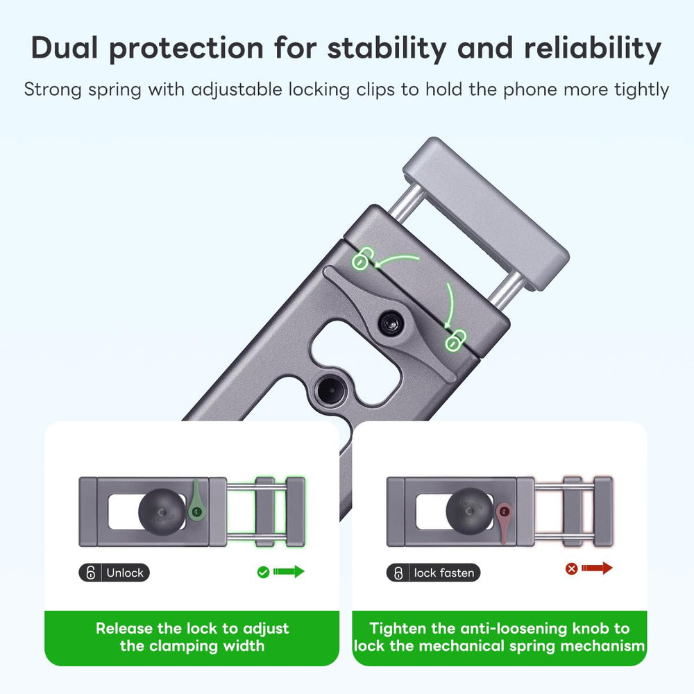 6061-T6 aluminum body highlights durability and weather resistance