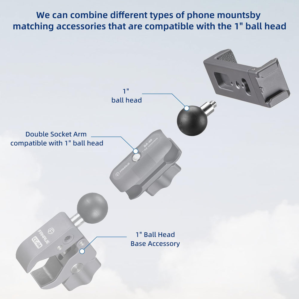 FANAUE 6061-T6 aluminum body resists corrosion on harsh terrains