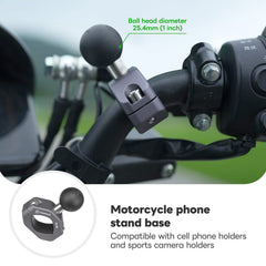 FANAUE 360-degree ball rotation enables adjustable viewing while riding.