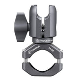 FANAUE single-socket arm with handlebar clamp for secure bike and motorcycle mounting.