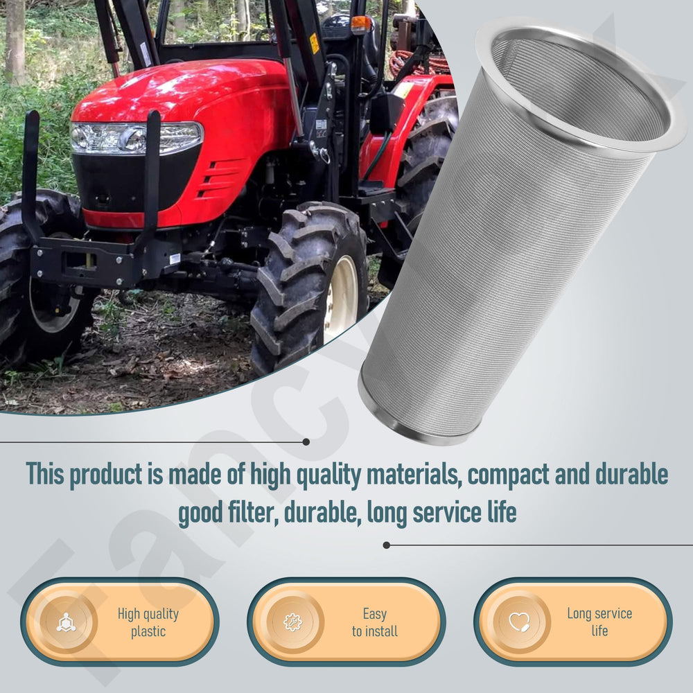 FancyTark cone filter close-up stainless shows corrosion-resistant surface and durable mesh.