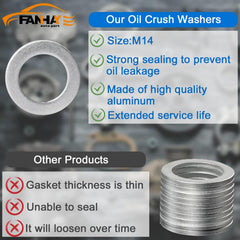 FANHAY compatible with Honda Civic and CR-V for reliable sealing