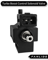 FANLIDE solenoid valve installation scene on a turbocharged Ford engine