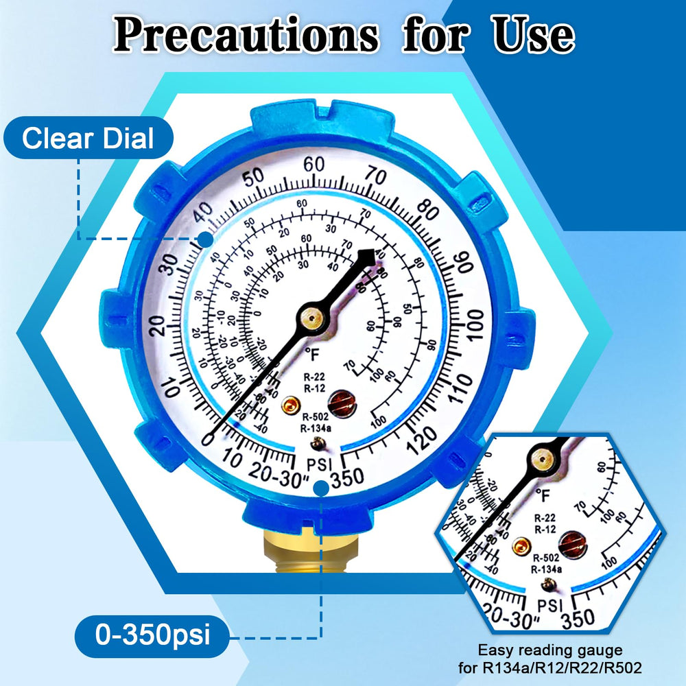 FANOVO self-sealing adapter compatible with r134a cans for leak-safe operation.