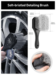Fantasticlean microfiber detailing pads ready for lint-free wheel cleansing.