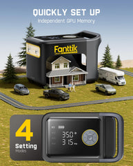 Fanttik X9 Ultra four-mode interface for quick setup