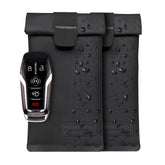 Faraday Defense Key Fob Jacket front view showing a slim shielded design