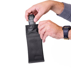 Faraday Defense Key Fob Jacket magnetic closure seals securely