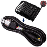 FARBIN 12V horn wiring harness with 80A relay for reliable under-hood power distribution.