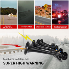 FARBIN 3L air tank supports sustained horn signaling in challenging conditions
