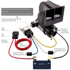 FARBIN easy-install kit with color-coded wiring instructions