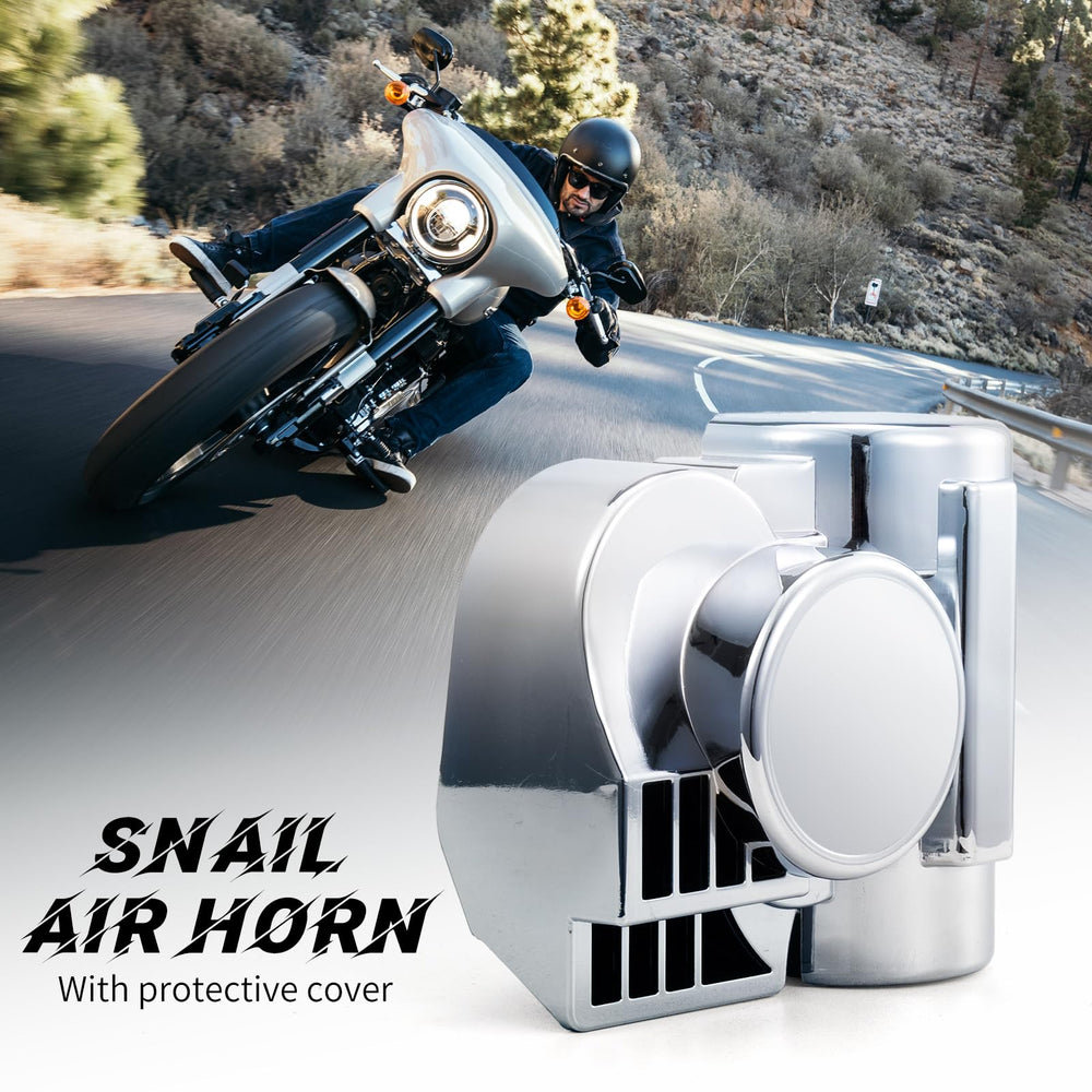 FARBIN train-sound horn in a compact kit improves roadside visibility and safety.