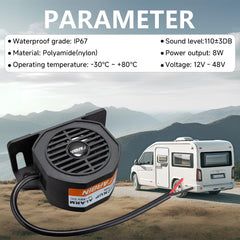 FARBIN waterproof housing IP67 image showing rugged design for harsh weather.