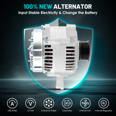 Farrme 1012117520 back view highlights internal regulator for stable power.