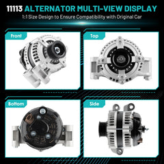Farrme 11113-160A alternator vented housing aiding heat management