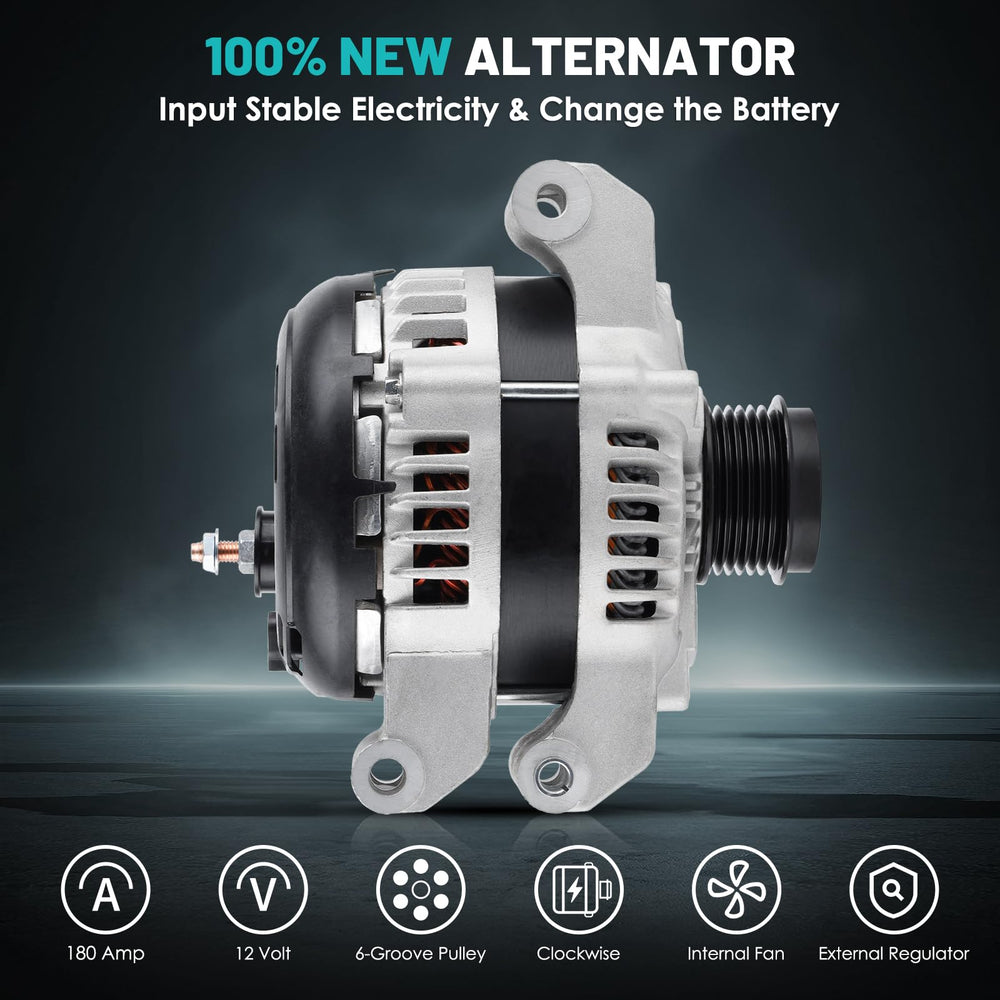 Farrme 11598 alternator 6-groove pulley for stable charging across models