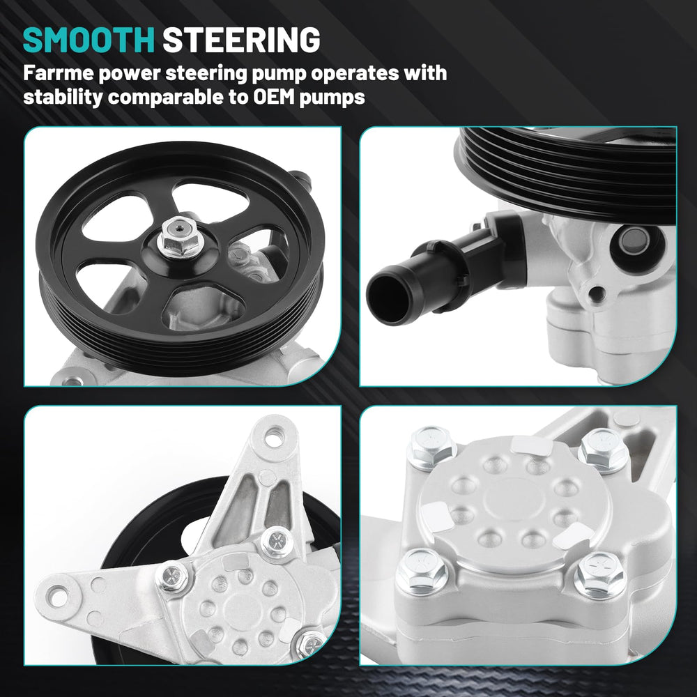 Farrme Acura TL 3.5L pump front view highlights precise alignment for easy installation.