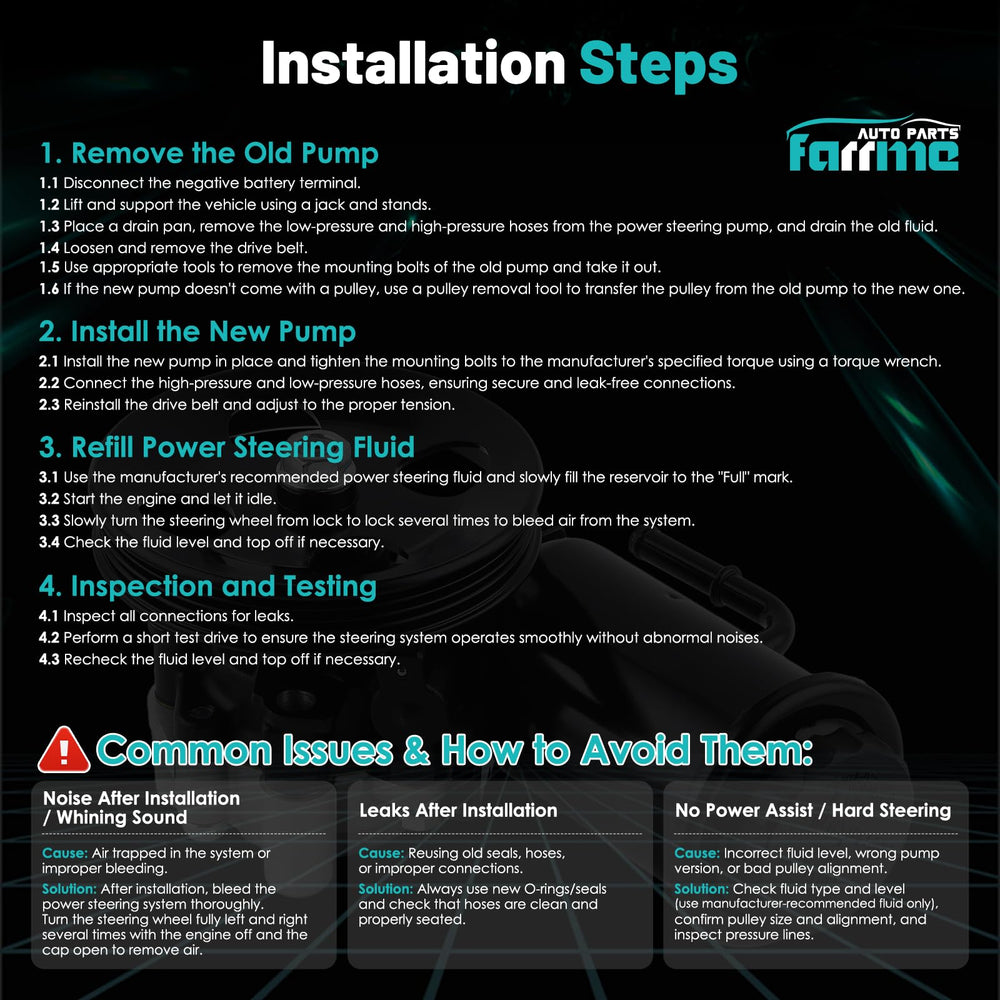 Testing label on Farrme pump indicating quality assurance