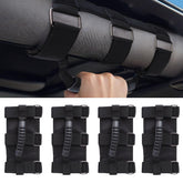 FASIUCHOI grab handles for Jeep front rollbar provide secure grip on rough trails.