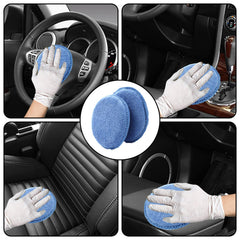 Fasmov reusable blue pads pack stays soft after washing for multiple uses
