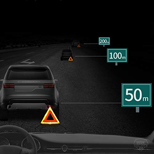 Fasmov triangle day-visible orange frame improves daytime warning signals