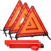 Fasmov triangle warning frame front view boosts roadside visibility day and night