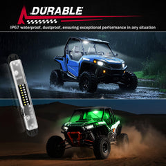 Fastchoy Auto magnetic base and Velcro strap offer quick secure mounting.