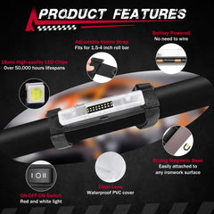 FASTCHOY AUTO UTV dome light red mode preserves night vision