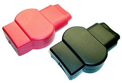 Fastronix black battery terminal cover provides clean, professional appearance
